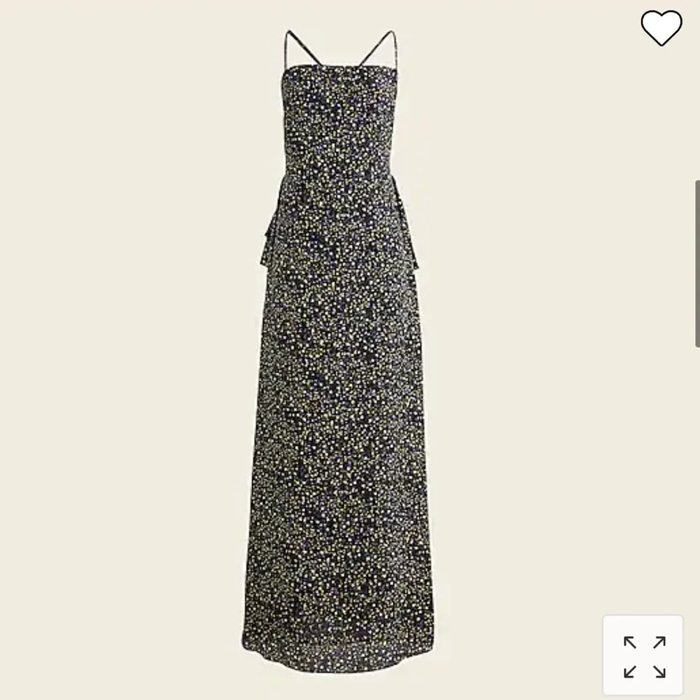 NWT Ruffle-back silk dress in starry sky print JCREW SIZE 2 - Picture 1 of 6
